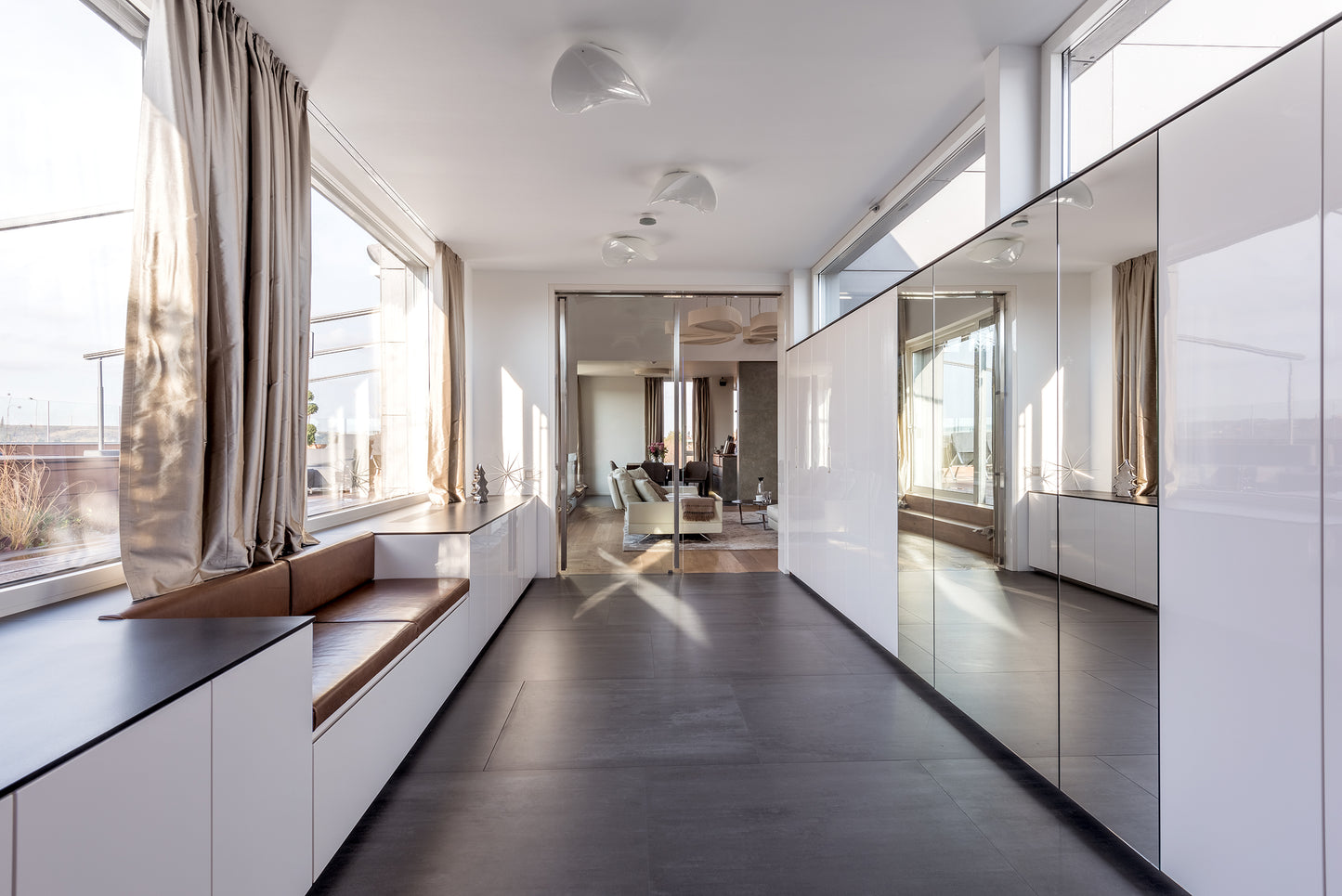 Vestavěné skříně byt na Praze 4